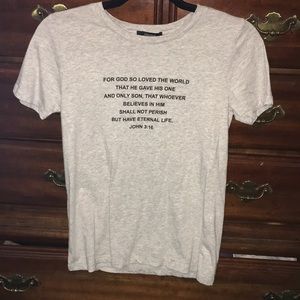 Forever 21 Size Small John 3:16 T Shirt